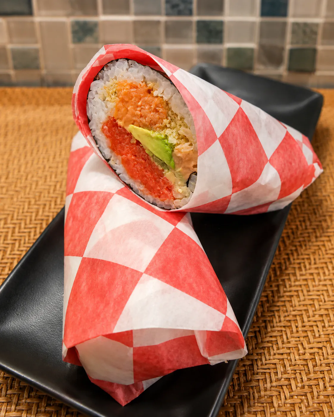 Double Spy Burrito at Chopstix Express, Asian Restaurant in Erie