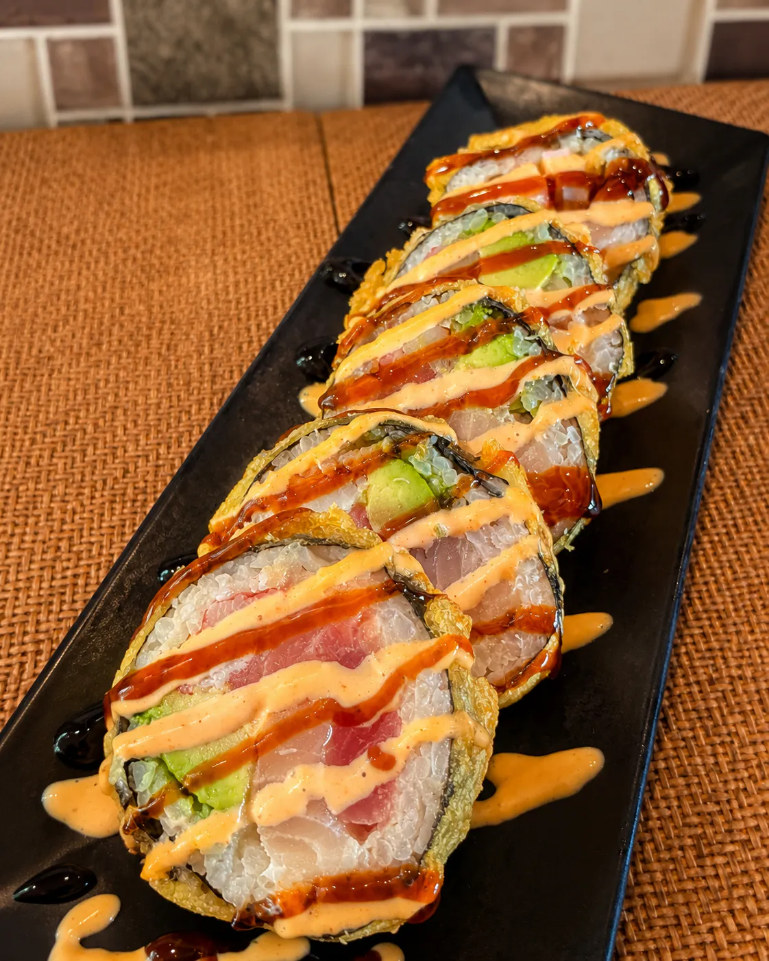 Godzilla Roll at Chopstix Express, Asian Restaurant in Erie